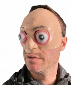 Rubber Johnnies Half Face Masks Bug Eyes Half Face Mask