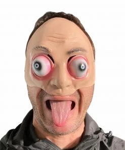 Rubber Johnnies Half Face Masks Bug Eyes Half Face Mask