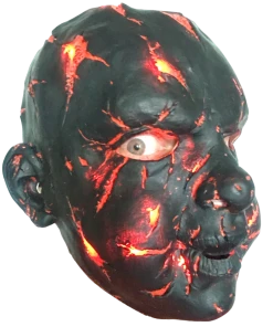 Rubber Johnnies LED Light Up Baby Mask Horror Masks