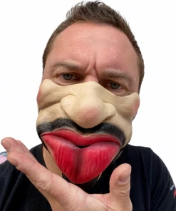 Rubber Johnnies Half Face Masks Busta Lip Half Face Mask