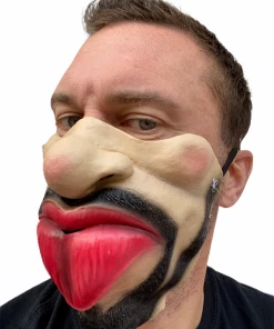 Rubber Johnnies Half Face Masks Busta Lip Half Face Mask