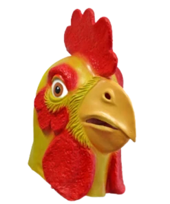 Rubber Johnnies Chicken Mask Animal Masks