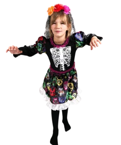 Rubber Johnnies Day Of The Dead Sugar Skull Costume
