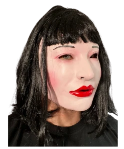 Rubber Johnnies White Female 'DEMI' Lady Doll Mask Masks