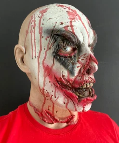 Rubber Johnnies Zombie Clown Mask.