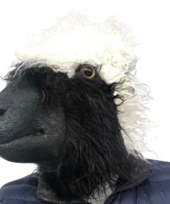 Rubber Johnnies Woolly Sheep Head Mask.