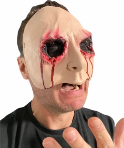 Rubber Johnnies Bloody Gouged Out Eyes Face Mask