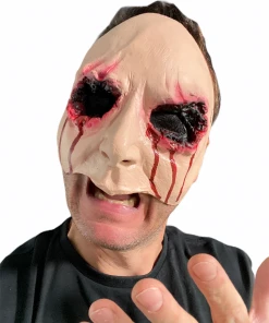 Rubber Johnnies Bloody Gouged Out Eyes Face Mask