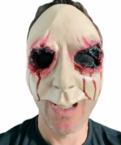 Rubber Johnnies Bloody Gouged Out Eyes Face Mask