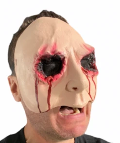 Rubber Johnnies Bloody Gouged Out Eyes Face Mask