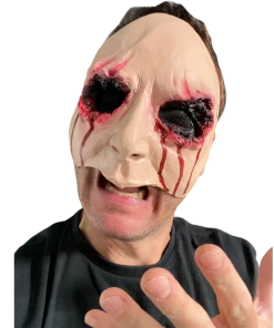 Rubber Johnnies Bloody Gouged Out Eyes Face Mask
