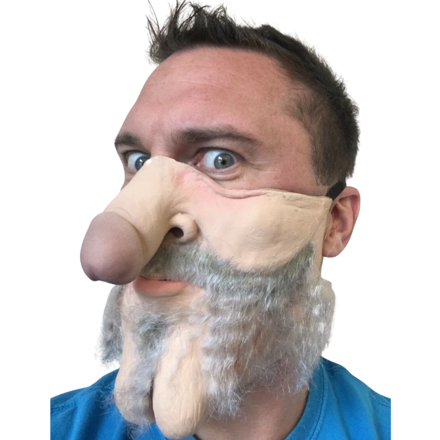 Rubber Johnnies Gramps Dick Half Mask Half Face Masks 1 Rubber Johnnies Gramps Dick Half Mask Half Face Masks