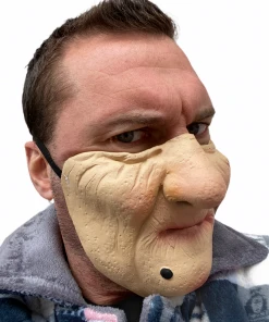 Rubber Johnnies Grumpy Granny Half Mask
