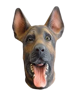 Rubber Johnnies German Shepherd Alsatian Dog Mask Animal Masks