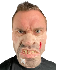 Rubber Johnnies Half Face Masks Hard Man 'Thug' Half Face Mask