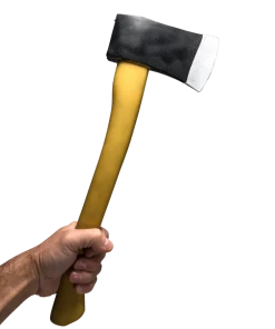 Rubber Johnnies Woodcutters Hatchet - Plain Or Bloody