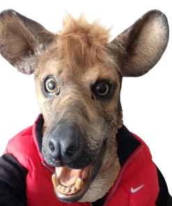 Rubber Johnnies Hyena Mask Animal Masks
