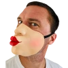 Rubber Johnnies Jagger Lips Half Mask Half Face Masks