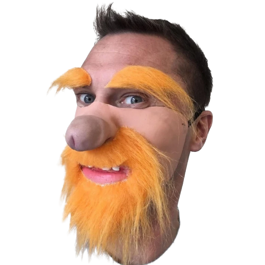 Rubber Johnnies Ginger Dick Nose Mask 1 Rubber Johnnies Ginger Dick Nose Mask