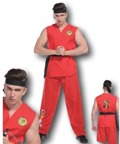 Rubber Johnnies Red Eagle Karate Fighter Costume
