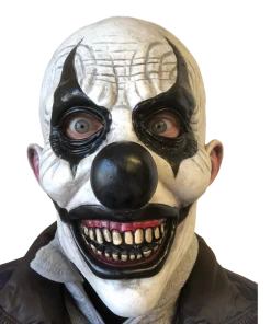 Rubber Johnnies Horror Masks Killer Clown Mask.