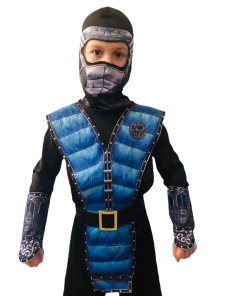 Rubber Johnnies Blue Kombat Ninja Costume