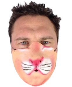 Rubber Johnnies Lion Half Face Mask