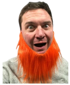 Rubber Johnnies Leprechaun Beard.