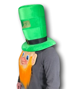 Rubber Johnnies St Patricks Day St. Patricks Day Ireland Top Hat & Mask