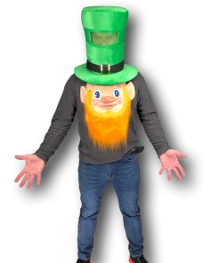 Rubber Johnnies St Patricks Day St. Patricks Day Ireland Top Hat & Mask