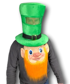 Rubber Johnnies St Patricks Day St. Patricks Day Ireland Top Hat & Mask