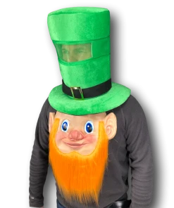 Rubber Johnnies St Patricks Day St. Patricks Day Ireland Top Hat & Mask
