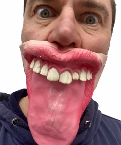 Rubber Johnnies The Lick 'Big Tongue' Half Face Mask