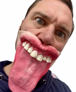 Rubber Johnnies The Lick 'Big Tongue' Half Face Mask