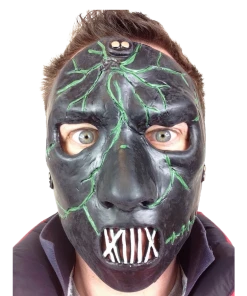 Rubber Johnnies Paul Gray Style Mask (Green & Black).