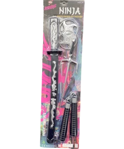 Rubber Johnnies Movie Props Kids Ninja Sword Weapon Toy Set