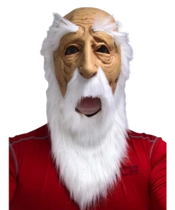 Rubber Johnnies Long Beard Old Man Mask