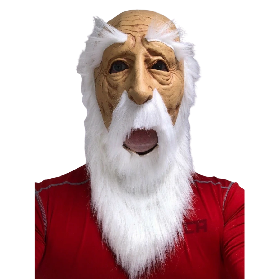Rubber Johnnies Long Beard Old Man Mask 1 Rubber Johnnies Long Beard Old Man Mask
