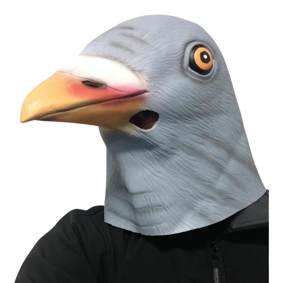 Rubber Johnnies Animal Masks Pigeon Mask 1 Rubber Johnnies Animal Masks Pigeon Mask
