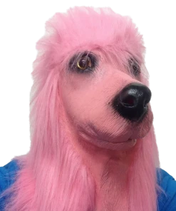 Rubber Johnnies PINK Poodle Dog Mask Animal Masks