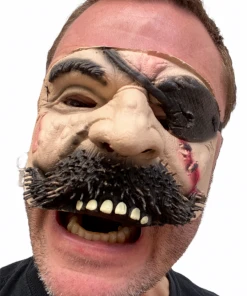 Rubber Johnnies Pirate Half Face Mask