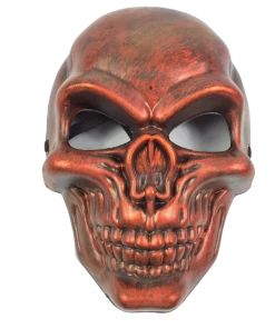 Rubber Johnnies Kids Plastic Skull Masks