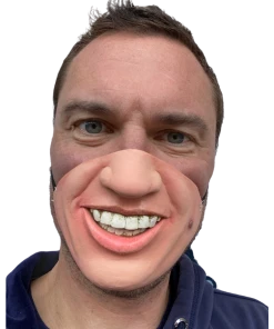 Rubber Johnnies Austin Powers Half Face Mask Half Face Masks