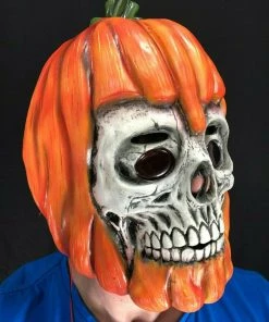 Rubber Johnnies LED Pumpkin Mask. Horror Masks