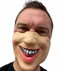 Rubber Johnnies Smiley Guy Half Face Mask 9 Rubber Johnnies Smiley Guy Half Face Mask