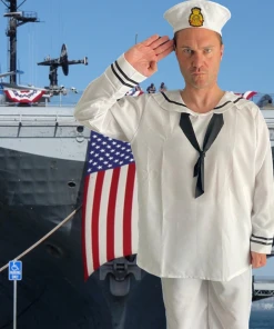 Rubber Johnnies Mens Sailor Costume Costumes