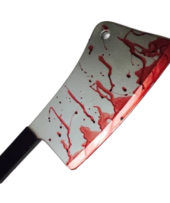 Rubber Johnnies Bloody Meat Cleaver Movie Props