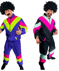 Rubber Johnnies 80s Shell Suit Fancy Dress Costumes