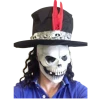 Rubber Johnnies Skull Mask Slash Hat Horror Masks