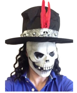 Rubber Johnnies Skull Mask Slash Hat Horror Masks